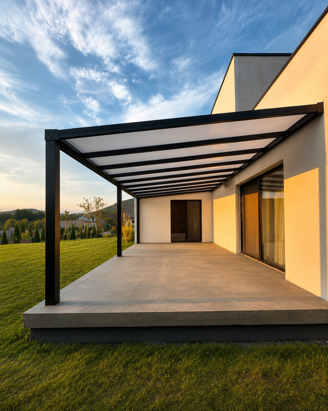 Hliníková pergola pre terasu – Dom Hliník